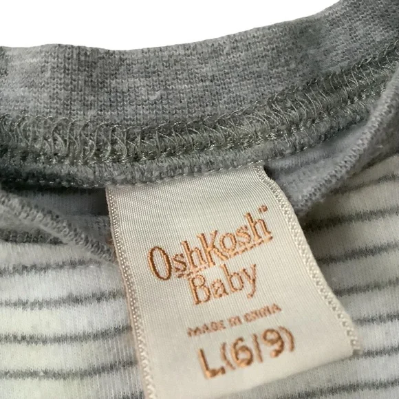 OshKosh B’gosh 2 piece winter long sleeve shirt and heavy overalls. Size… - Picture 7 of 8